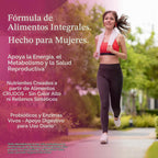 Suplemento multivitamínico vegetariano para Mujeres Garden of Life,...