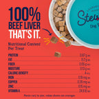 Stewart - Golosinas liofilizadas para perros, 100% hígado de res, b...