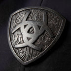 ARIAT Gorra con escudo de metal para hombre, Snapback, estructurado...