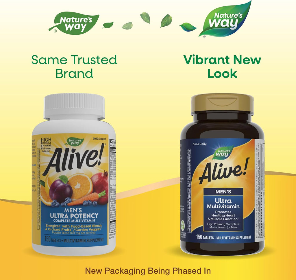 Nature's Way ¡Alive! Daily Ultra Multivitamínico, fórmula de al...