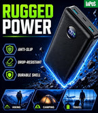 IAPOS Cargador portátil de carga rápida de 60000mAh 22.5W, para ban...