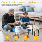 Dingdongwu - Perro robot con garra - Mascota STEM interactiva con c...