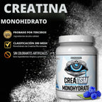 Ekkovision Polvo de creatina monohidrato micronizado, Puckin' B...