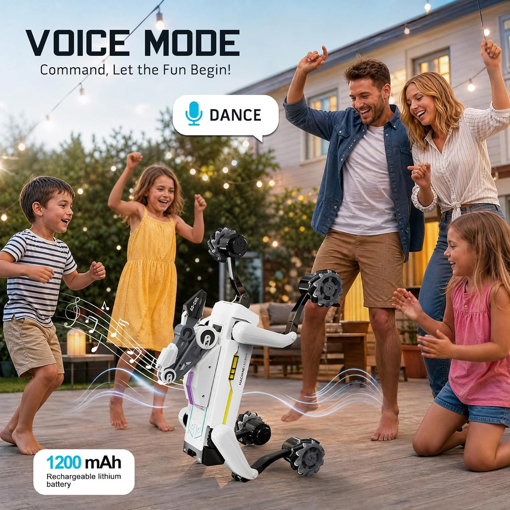 Perro robot inteligente con agarre, más de 30 acciones programables...