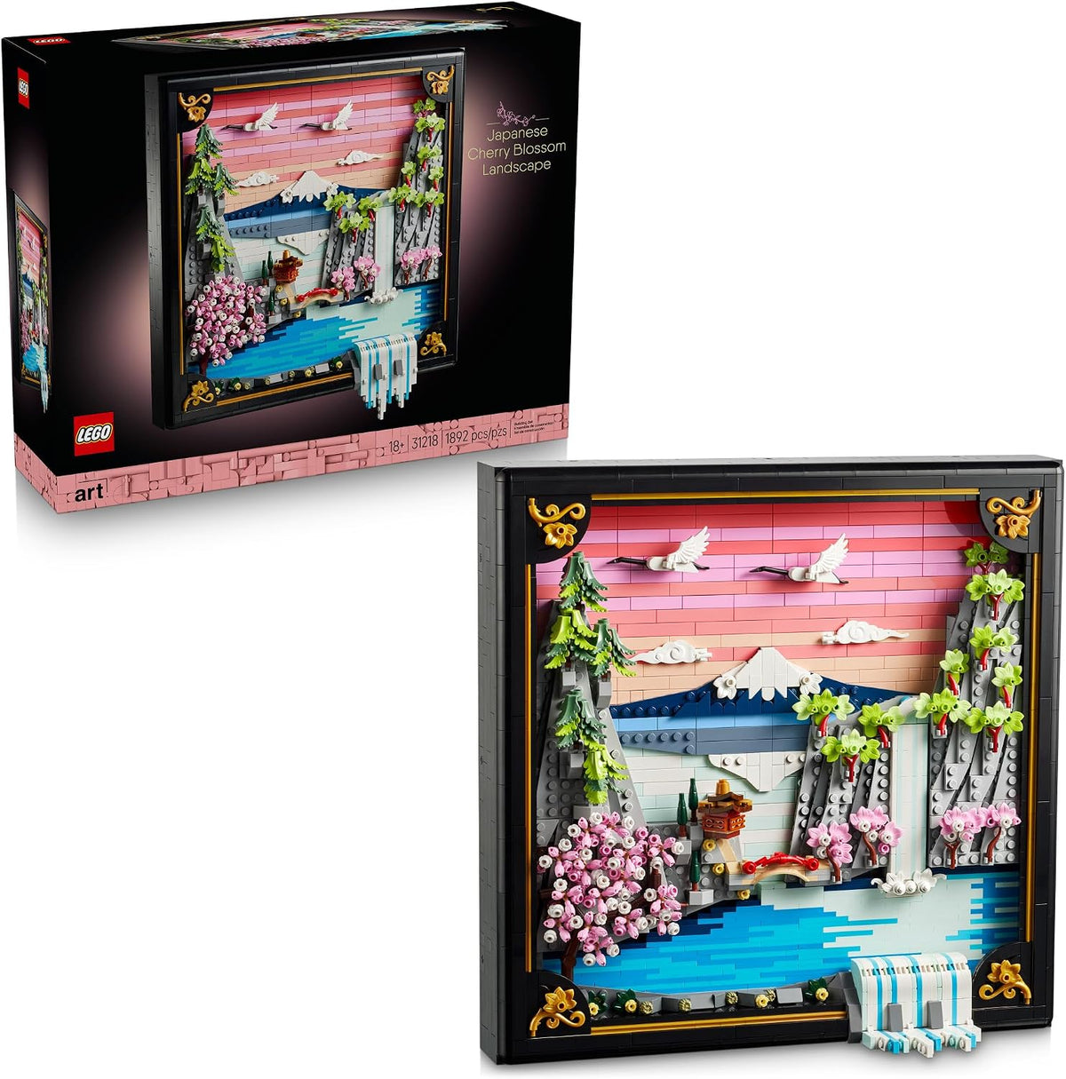 LEGO Art - Paisaje japonés de flor de cerezo 31218 | Juegos de cons...