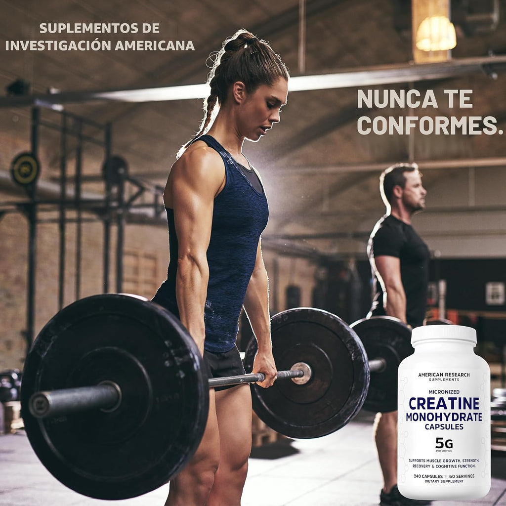 American Research Supplements Cápsulas de monohidrato de creatina 5...