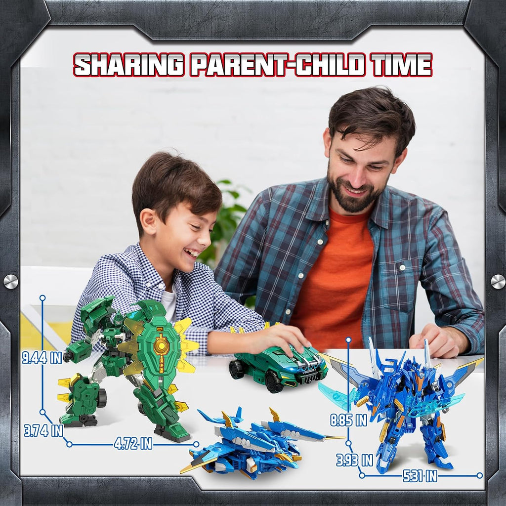 QUANTUM HEROES DINOSTER Robot Frost Zetawing 2 en 1: más de 30 | El...