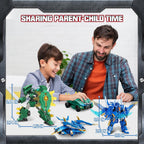 QUANTUM HEROES DINOSTER Robot Frost Zetawing 2 en 1: más de 30 | El...