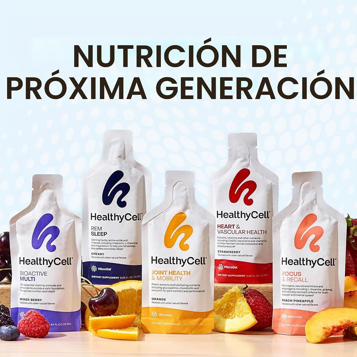 HealthyCell Suplemento líquido diario de salud cardíaca y vascular...