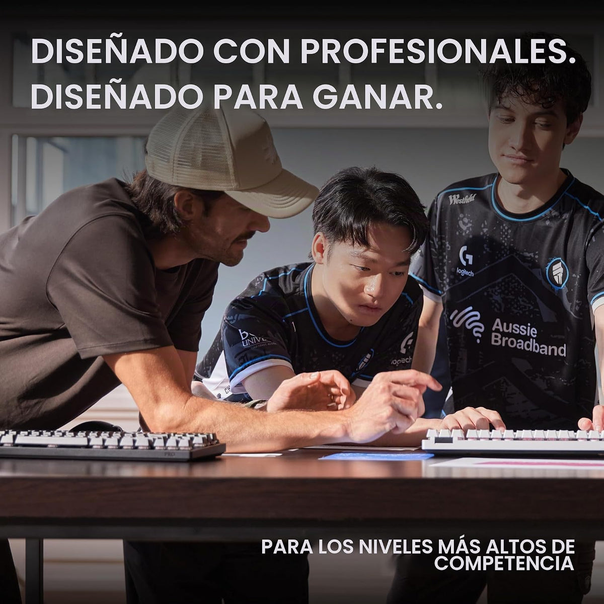 Logitech G PRO X Teclado inalámbrico para juegos 60% (óptica lineal...