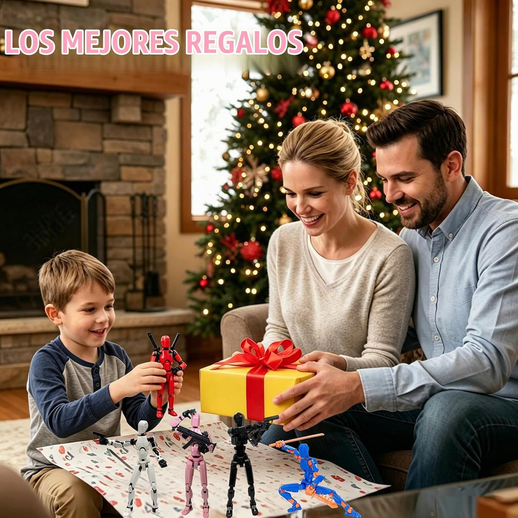 Juego de 6 figuras de acción T13 (ensamblaje completado), muñeco mó...