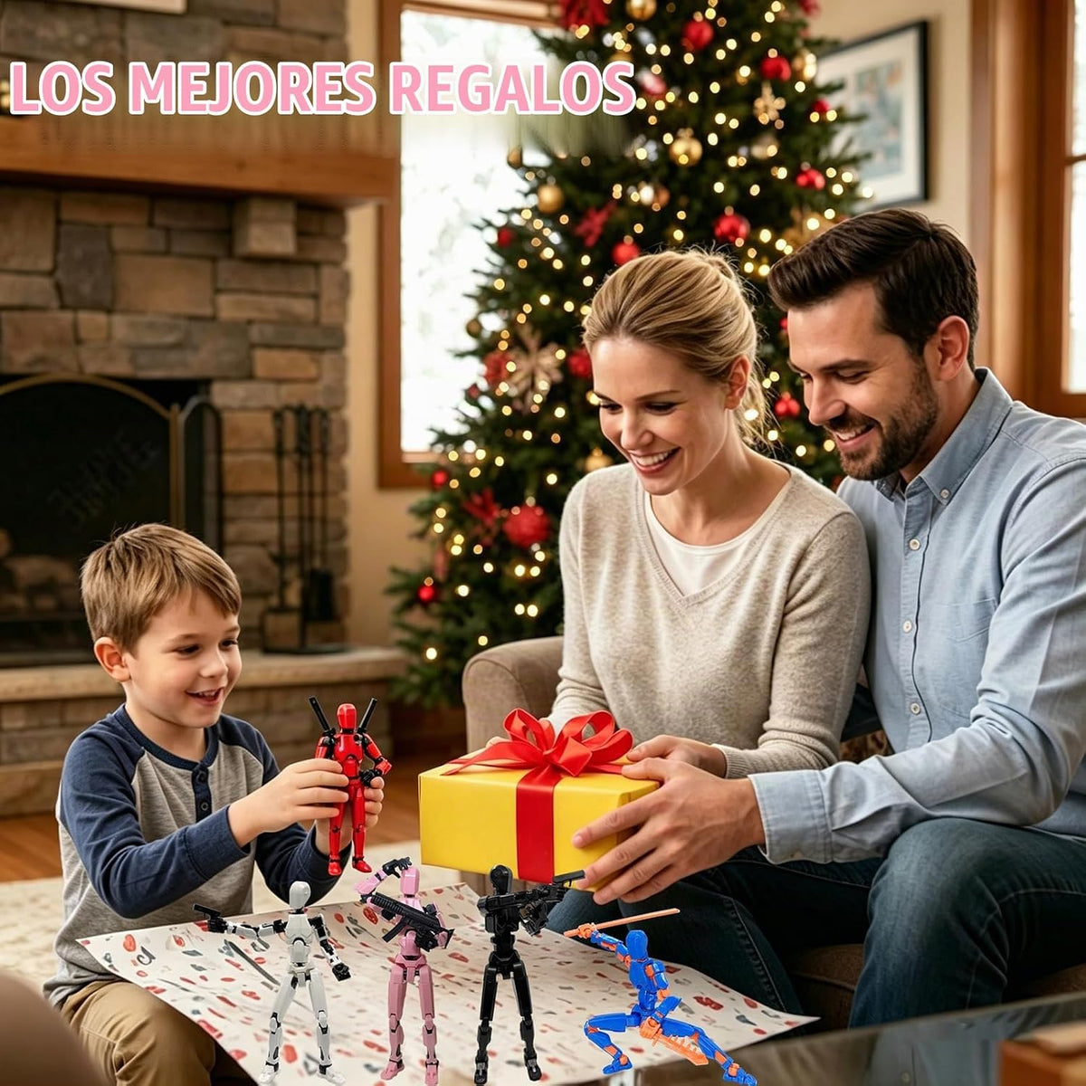 Juego de 6 figuras de acción T13 (ensamblaje completado), muñeco mó...
