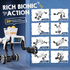 Perro robot inteligente con canasta, más de 30 acciones programable...