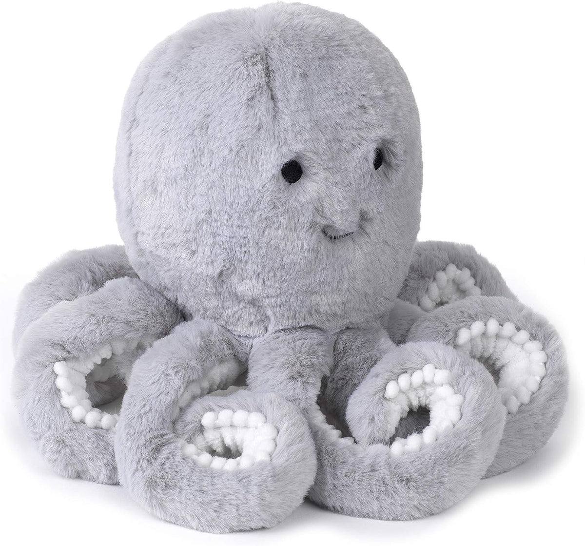 Lambs & Ivy Ocean Blue Peluche Pulpo Gris Peluche Juguete Stuffie -...