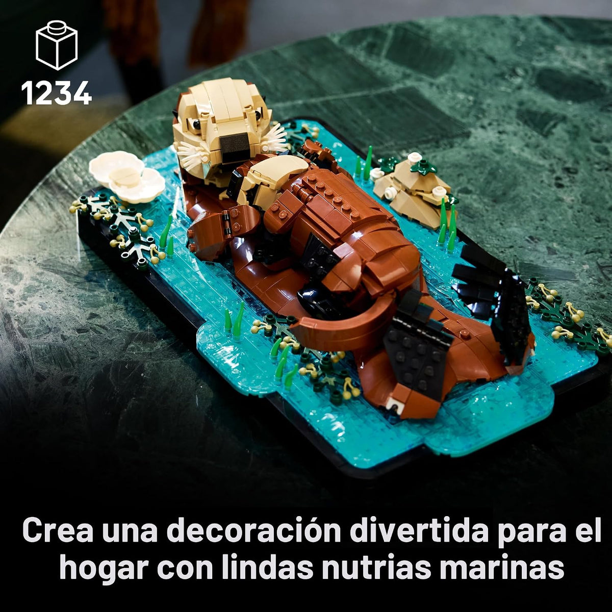 LEGO Ideas Nutrias Marinas Flotantes 21366 | Juegos de construcción...