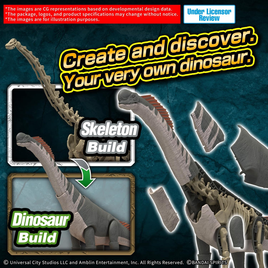 Bandai Hobby - Mundo Jurásico - Titanosaurus - Kit de Modelo de Din...