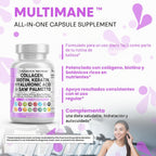 Clean Nutraceuticals Pastillas de Colágeno 1000mg Biotina 10000mcg...