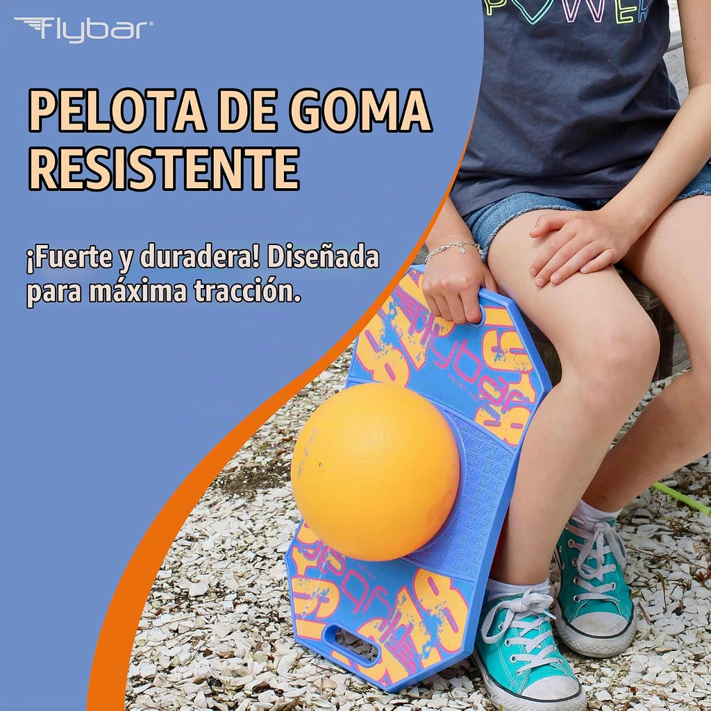 Flybar Pogo - Pelota de truco para niños, tabla de rebote de equili...