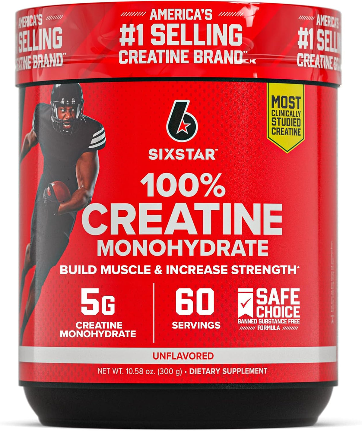 Six Star Polvo de Monohidrato de Creatina 100% - Suplemento de Mono...
