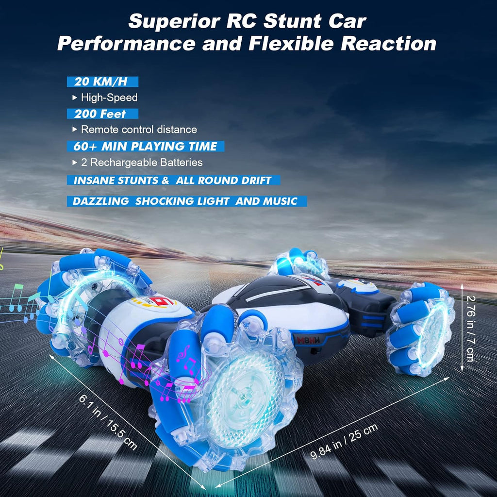 Fosgoit Gesture Sensing RC Stunt Car, juguetes para niños y niñas d...
