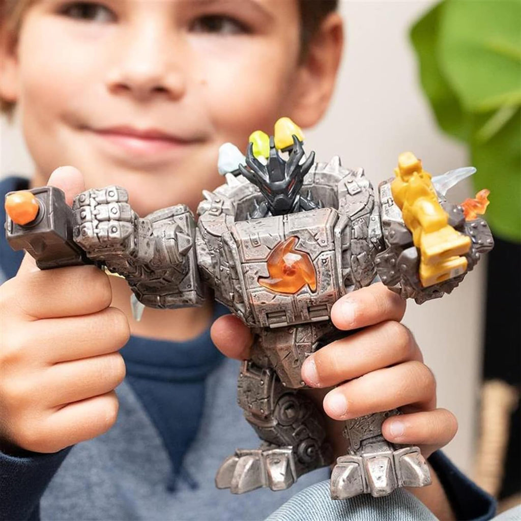 Schleich Eldrador - Robot maestro de 20 piezas con mini criatura -...