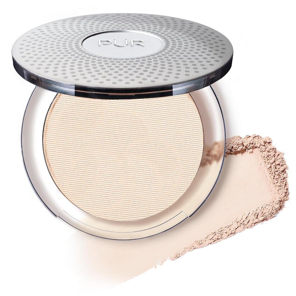 Base de maquillaje mineral prensada 4 en 1 PÜR con SPF 15