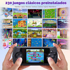 Consola de Juegos Portátil de 16 Bits para Niños con 230 Videojuego...