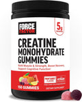 Force Factor Gomitas de monohidrato de creatina, certificado NSF |...
