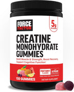Force Factor Gomitas de monohidrato de creatina, certificado NSF |...