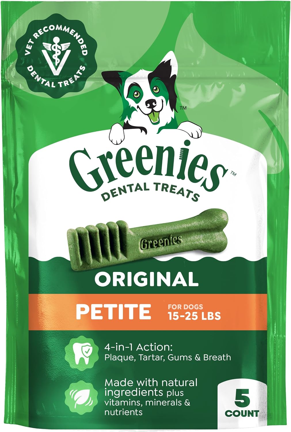 Greenies Petite Natural - Golosinas dentales para perros, sabor ori...