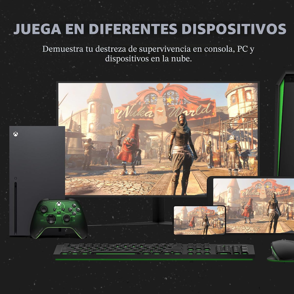 Controlador de juegos inalámbrico Xbox \u2013 Fallout Pip-Boy Editi...