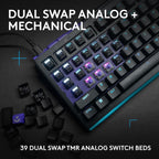 Logitech G 512 X 75 TMR + Teclado mecánico para juegos con interrup...