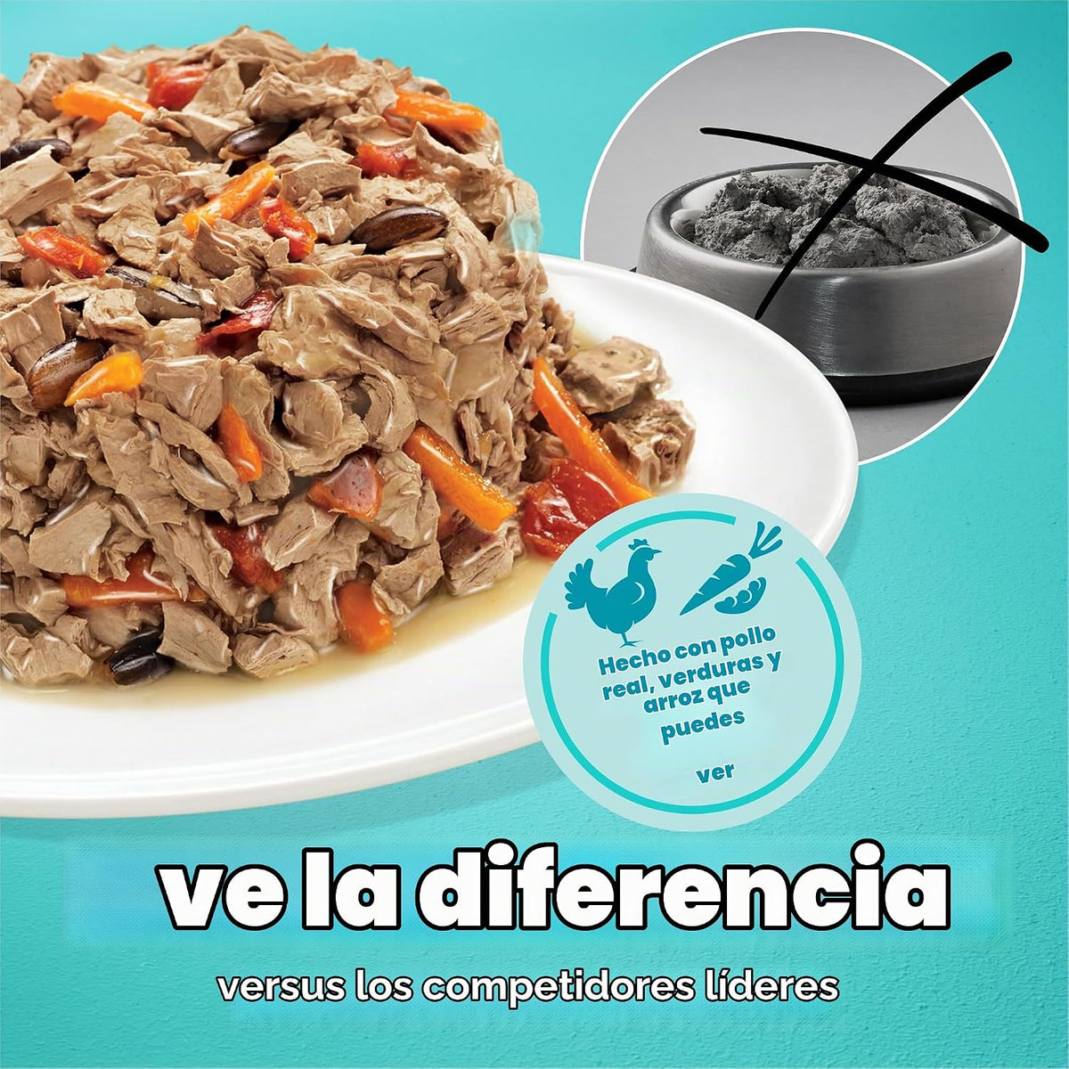 Purina Beneful IncrediBites - Alimento húmedo para perros de raza p...