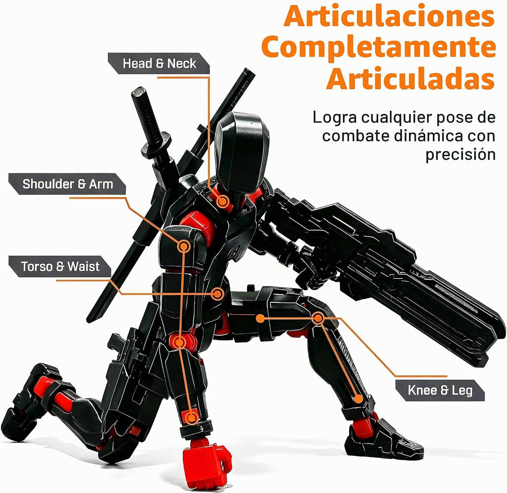 (Montaje completado) - Figura de acción Titan 13, juego de figuras...