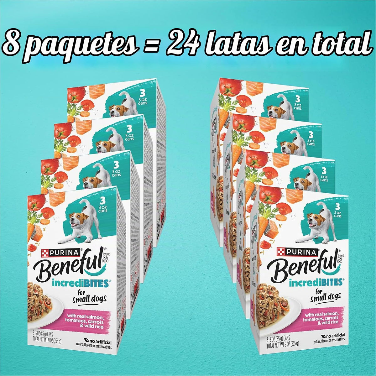 Purina Beneful IncrediBites - Alimento húmedo pequeño para perros e...