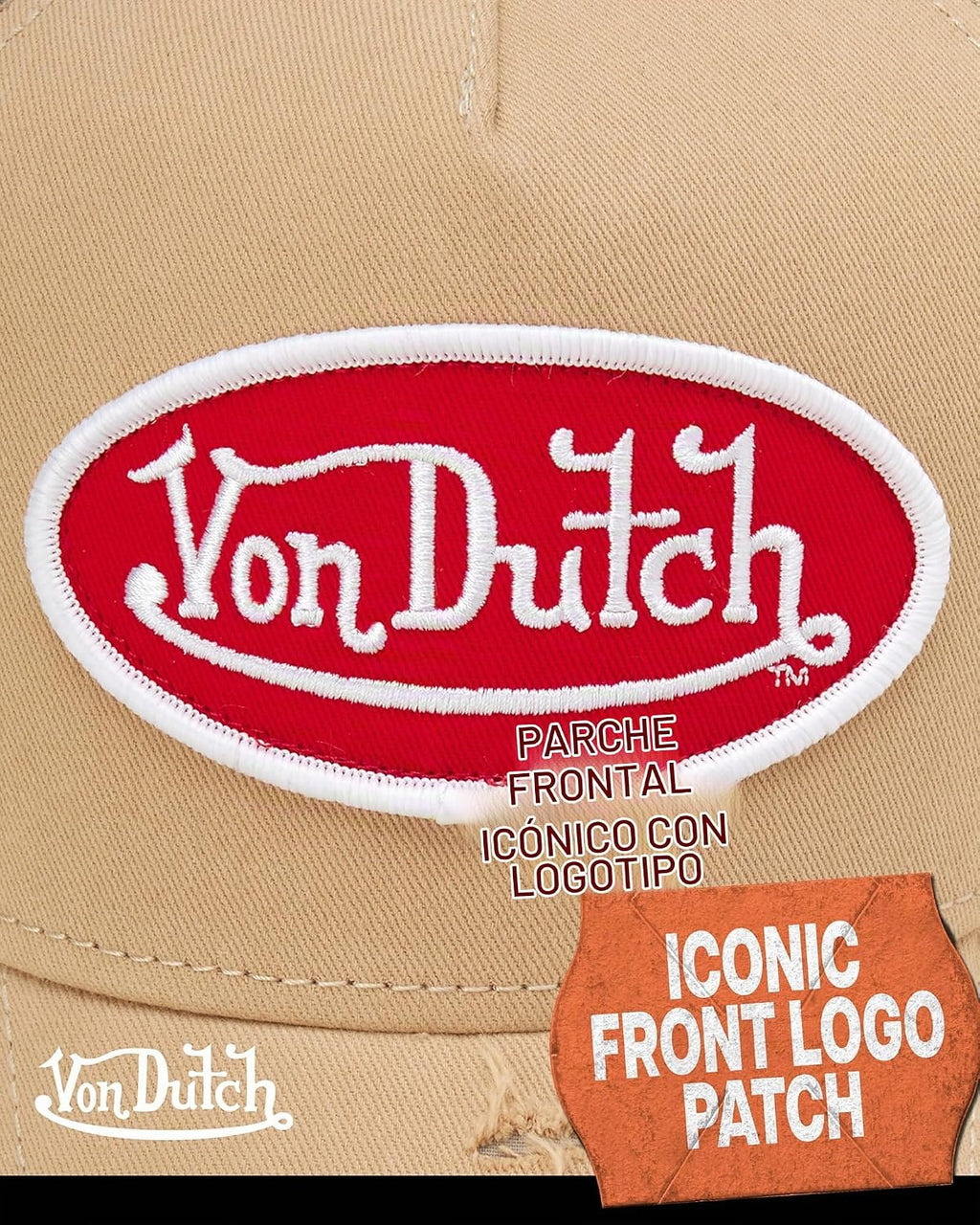 Von Dutch Gorra unisex de camionero \u2013 Gorra de béisbol retro c...