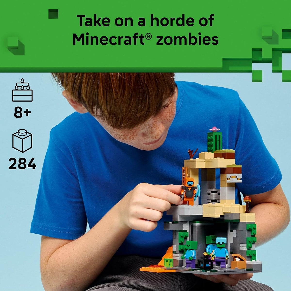 LEGO Minecraft Zombie Dungeon 21587 | Juguetes de construcción para...