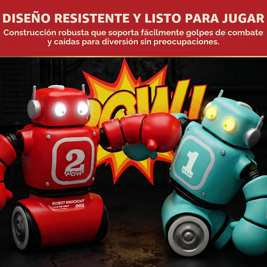 FAO Schwarz RC Robot Knockout Control Remoto Boxeo Set, 2 Robots de...