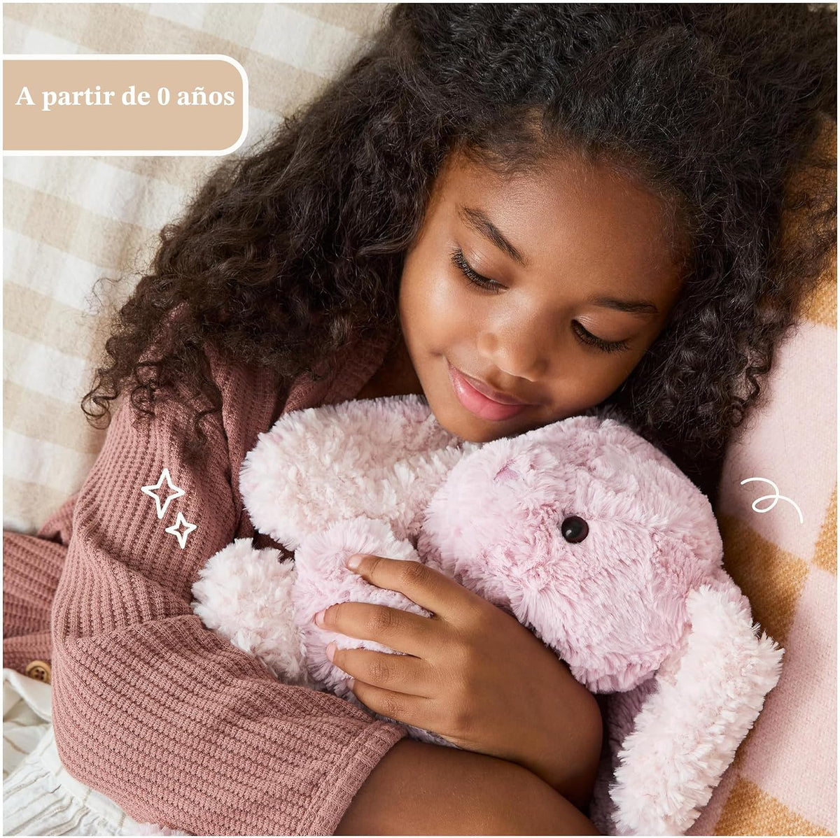 GUND Cozys Collection Bunny juguete sensorial de peluche de 10 pulg...