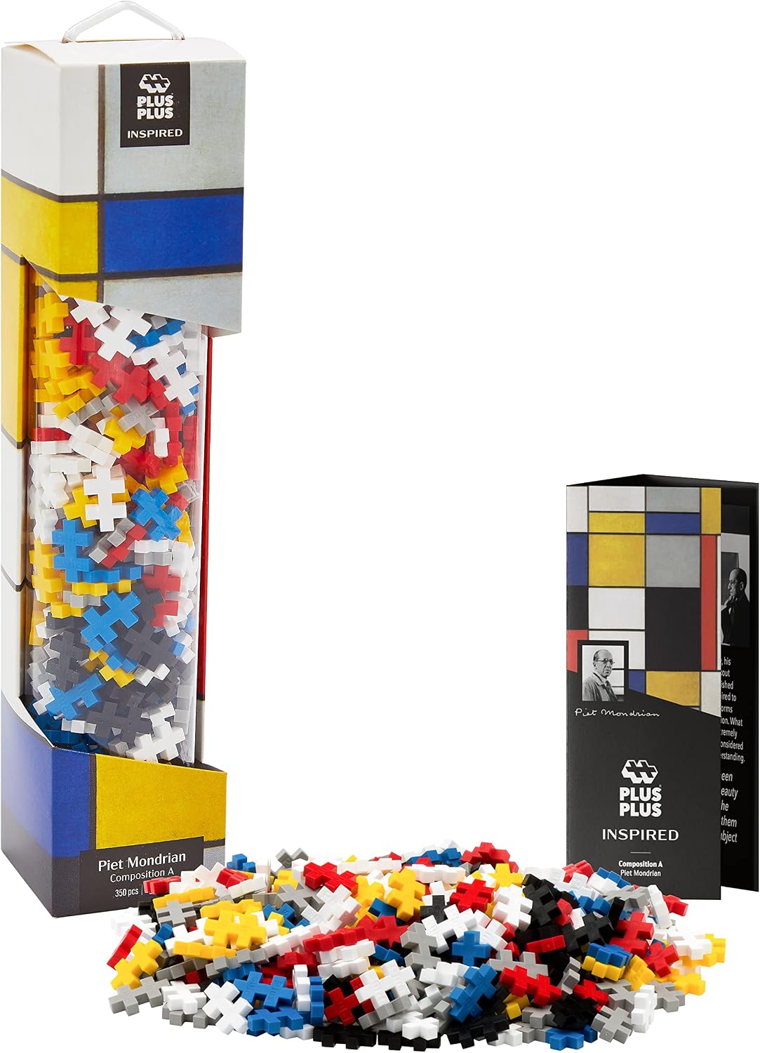 PLUS PLUS Inspirado, Mondrian Composición A, Historia del Arte Jueg...