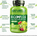 B Complex Parent, B-COMPLEX-120, 1 | Biotina, mezcla de frutas y ve...