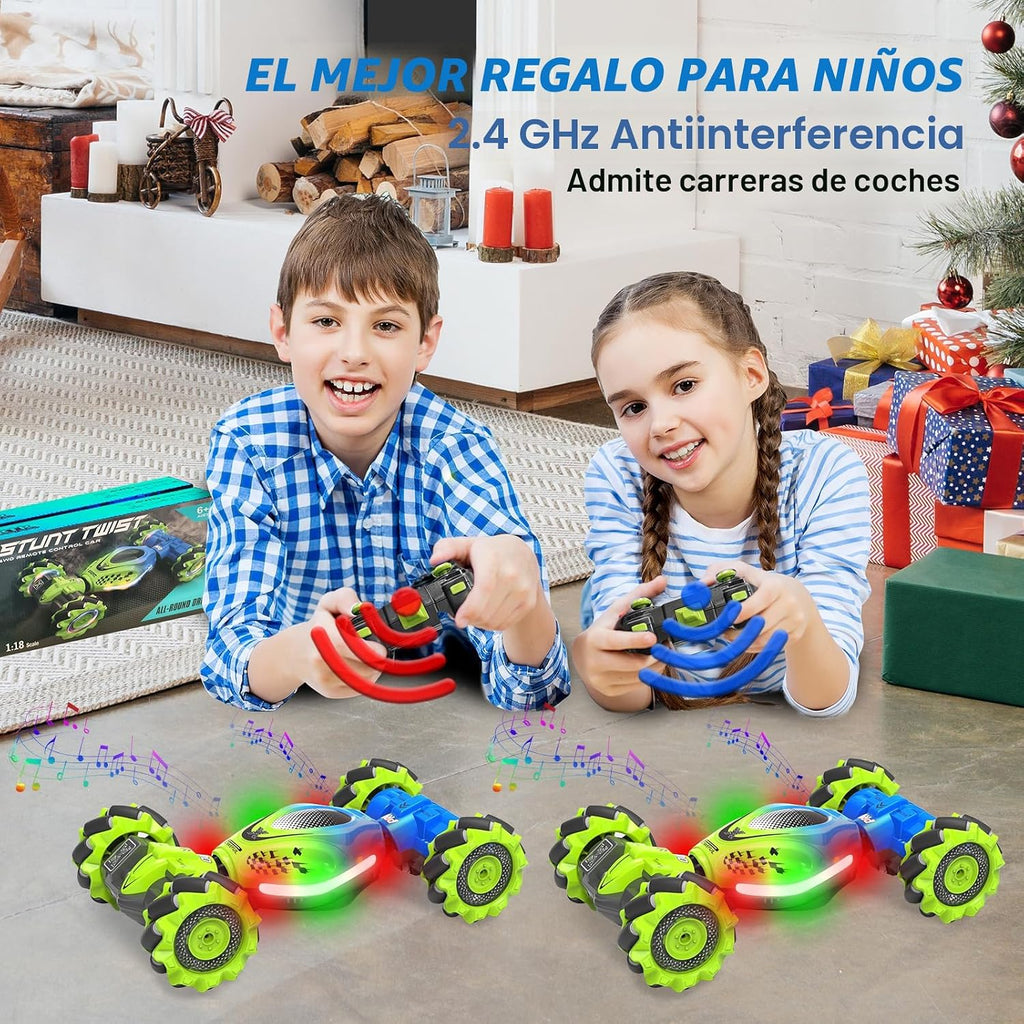 Fosgoit Gesture Sensing RC Stunt Car, auto de control remoto para n...
