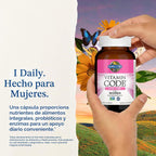 Suplemento multivitamínico vegetariano para Mujeres Garden of Life,...