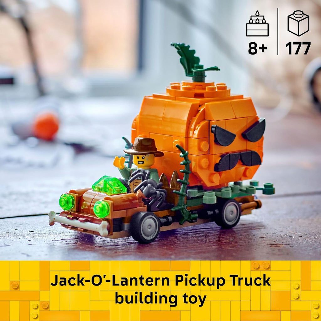 LEGO Camioneta Jack-O'-Lantern 40822 | Juguetes de construcción...