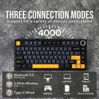 EPOMAKER x Aula F75 - Teclado mecánico con junta, 75% inalámbrico i...