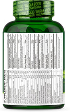 Multivitamínico de alimentos enteros para hombres, múltiples vitami...