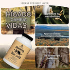 Ancestral Supplements Hígado vacuno alimentado con pastura (disecad...