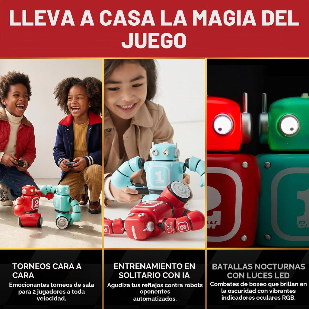 FAO Schwarz RC Robot Knockout Control Remoto Boxeo Set, 2 Robots de...