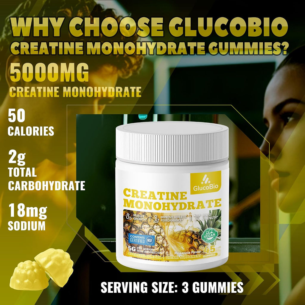 Gomitas de monohidrato de creatina, gomita de creatina certificada...