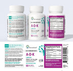 NatureGenX ADK Suplemento vitamínico de 5000 UI \u2013 Vitaminas A,...